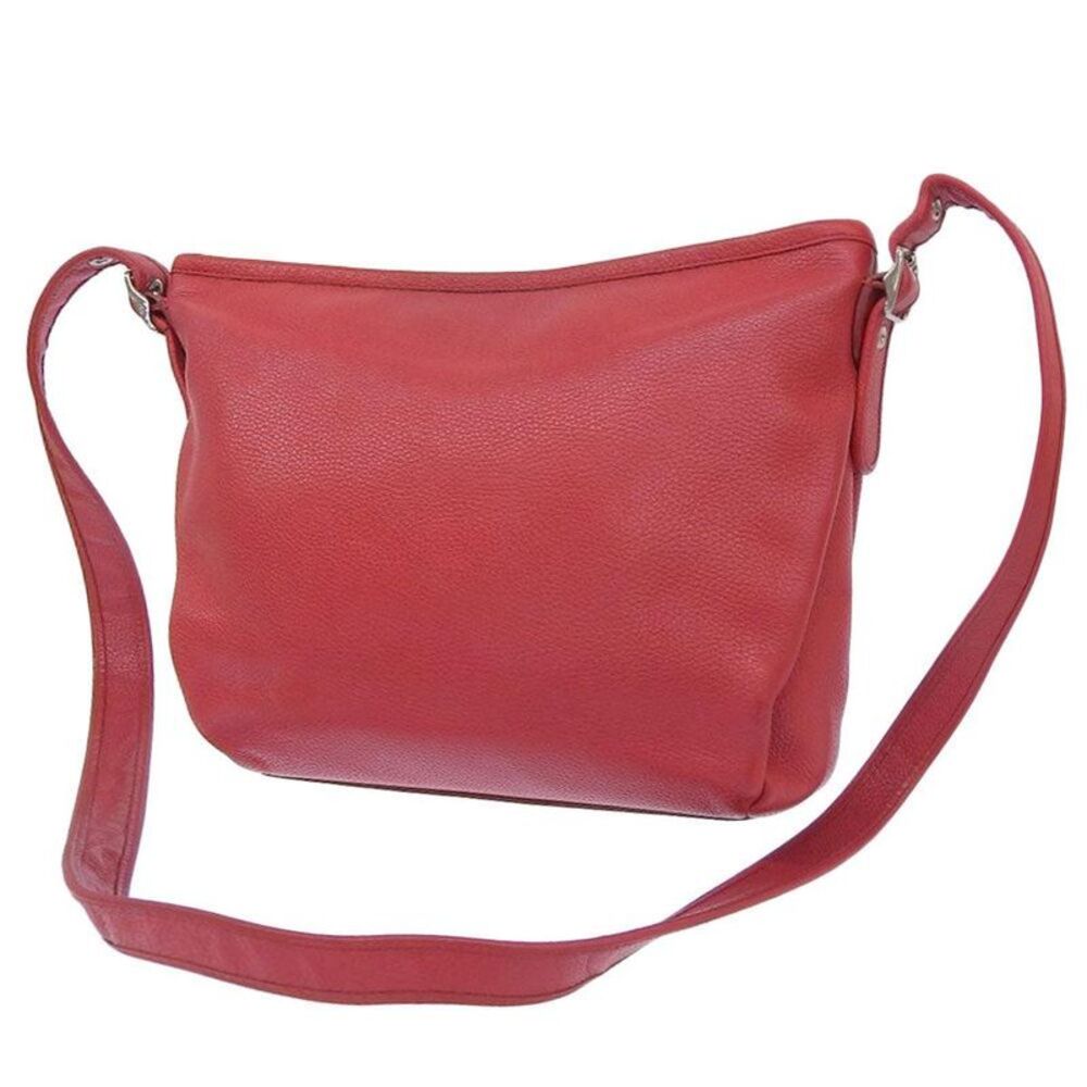 Pre Loved coach Leather Shoulder Bag Women red | red Crossbody Bags - Picture 2 of 8